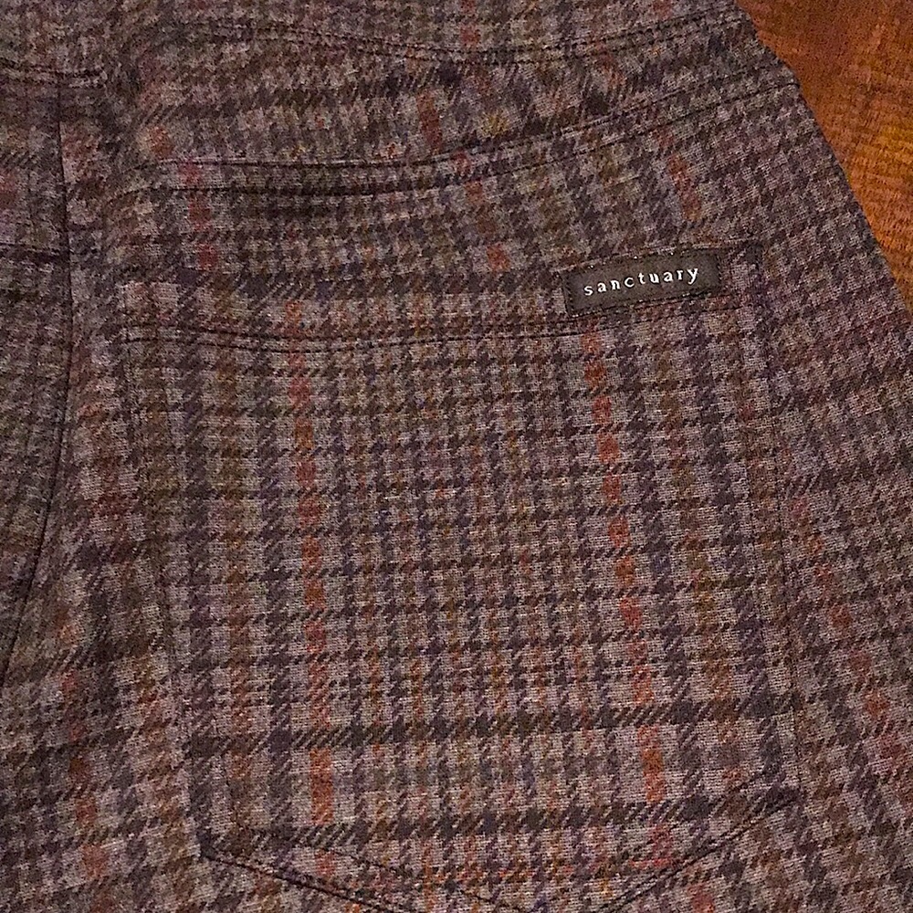 ANTHROPOLOGIE Sanctuary Plaid Leggings - Picture 8 of 14